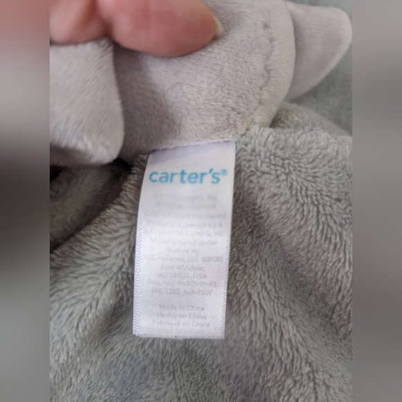 Carter's elephant lovey security blanket - Picture 4 of 4